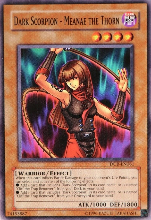 Image for Dark Scorpion - Meanae the Thorn (Dark Crisis (Worldwide English)) (DCR-EN061) - YuGiOh