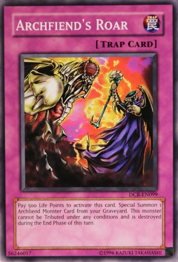 Image for Archfiend's Roar (Dark Crisis (Worldwide English)) (DCR-EN099) - YuGiOh