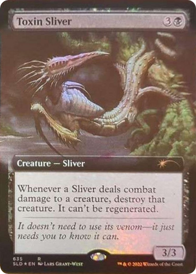 Image for Toxin Sliver (Extended Art) (Secret Lair Drop Series) (635) - Magic: The Gathering