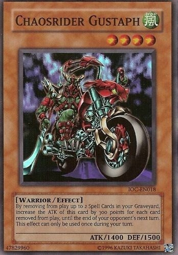 Image for Chaosrider Gustaph (Invasion of Chaos (Worldwide English)) (IOC-EN018) - YuGiOh