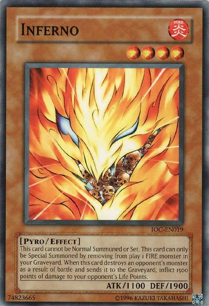 Image for Inferno (Invasion of Chaos (Worldwide English)) (IOC-EN019) - YuGiOh