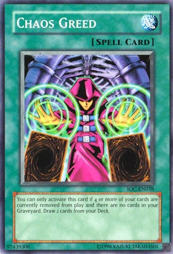 Image for Chaos Greed (Invasion of Chaos (Worldwide English)) (IOC-EN038) - YuGiOh