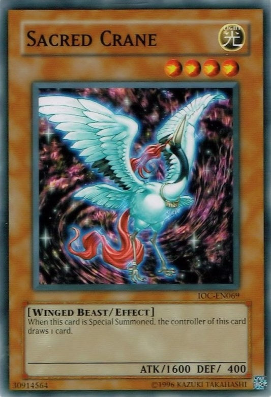 Image for Sacred Crane (Invasion of Chaos (Worldwide English)) (IOC-EN069) - YuGiOh