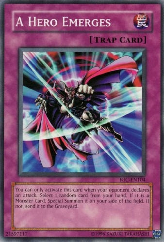 Image for A Hero Emerges (Invasion of Chaos (Worldwide English)) (IOC-EN104) - YuGiOh