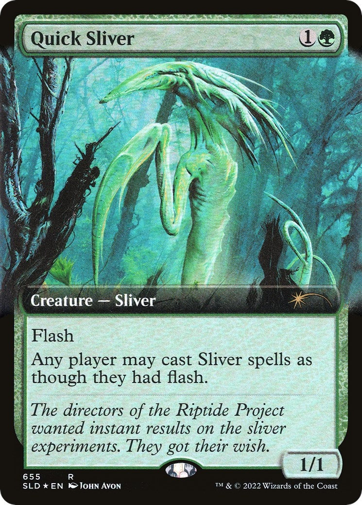 Image for Quick Sliver (Extended Art) (Secret Lair Drop Series) (655) - Magic: The Gathering