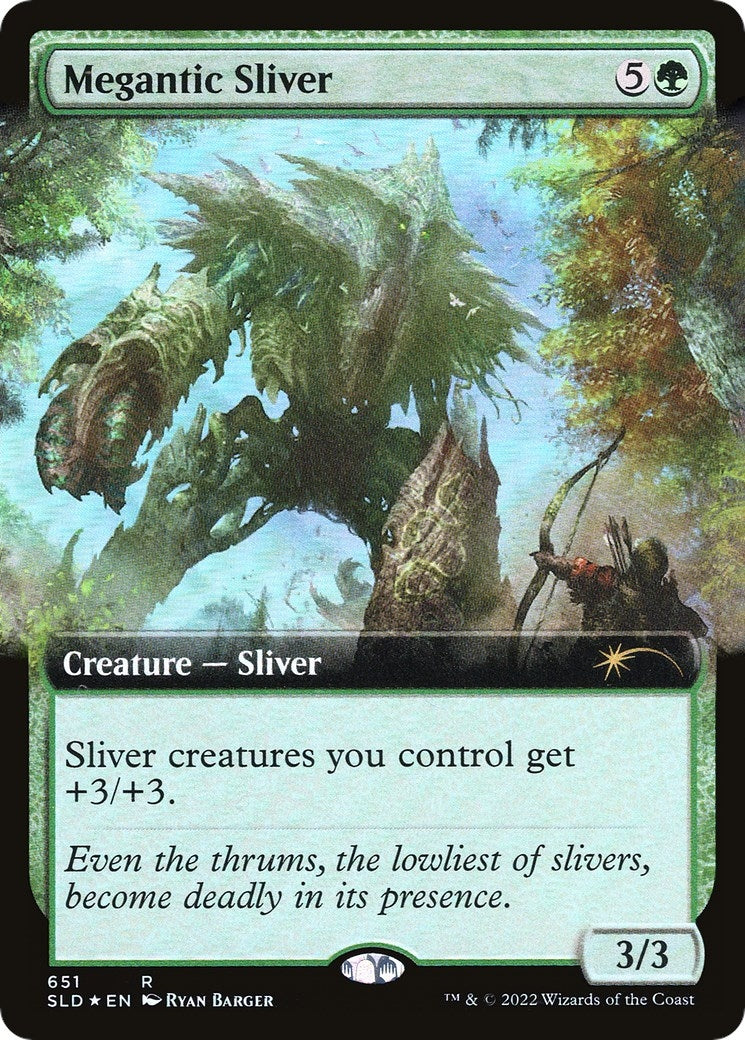 Image for Megantic Sliver (Extended Art) (Secret Lair Drop Series) (651) - Magic: The Gathering