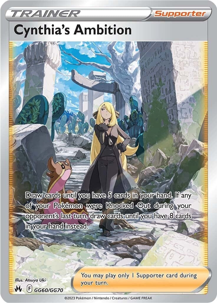 Image for Cynthia's Ambition (Crown Zenith: Galarian Gallery) (GG60/GG70) - Pokemon