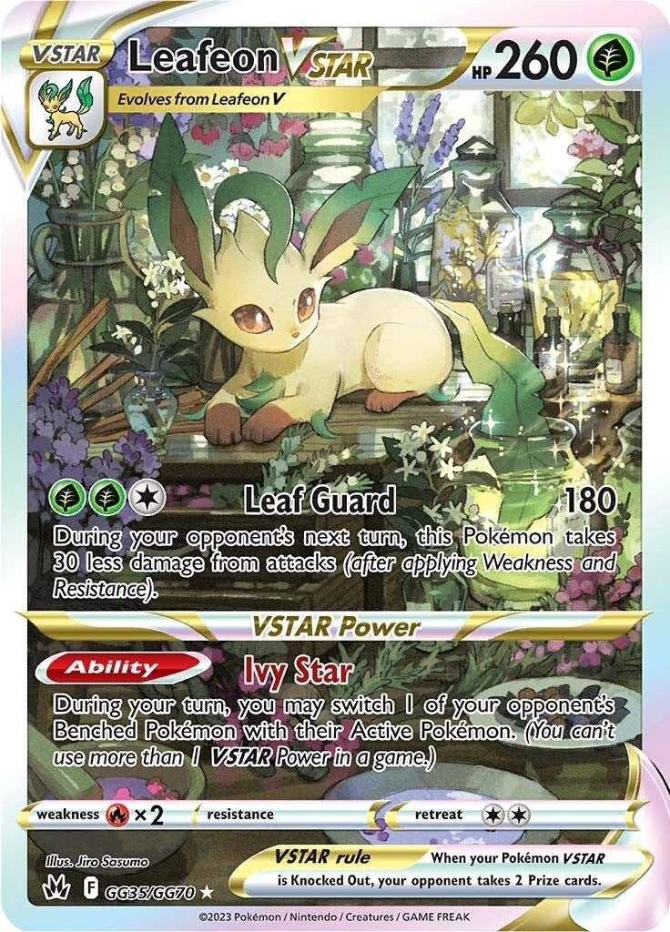 Image for Leafeon VSTAR (Crown Zenith: Galarian Gallery) (GG35/GG70) - Pokemon