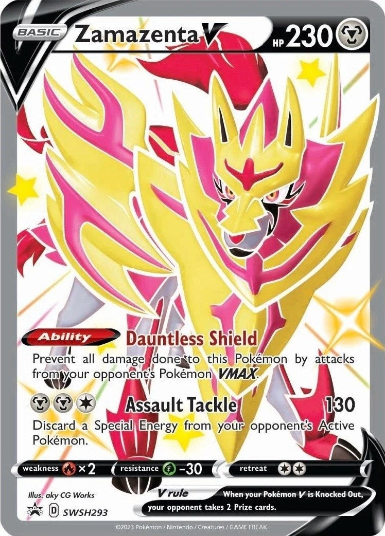 Image for Zamazenta V (Shiny) - SWSH293 (SWSH: Sword & Shield Promo Cards) (SWSH293) - Pokemon