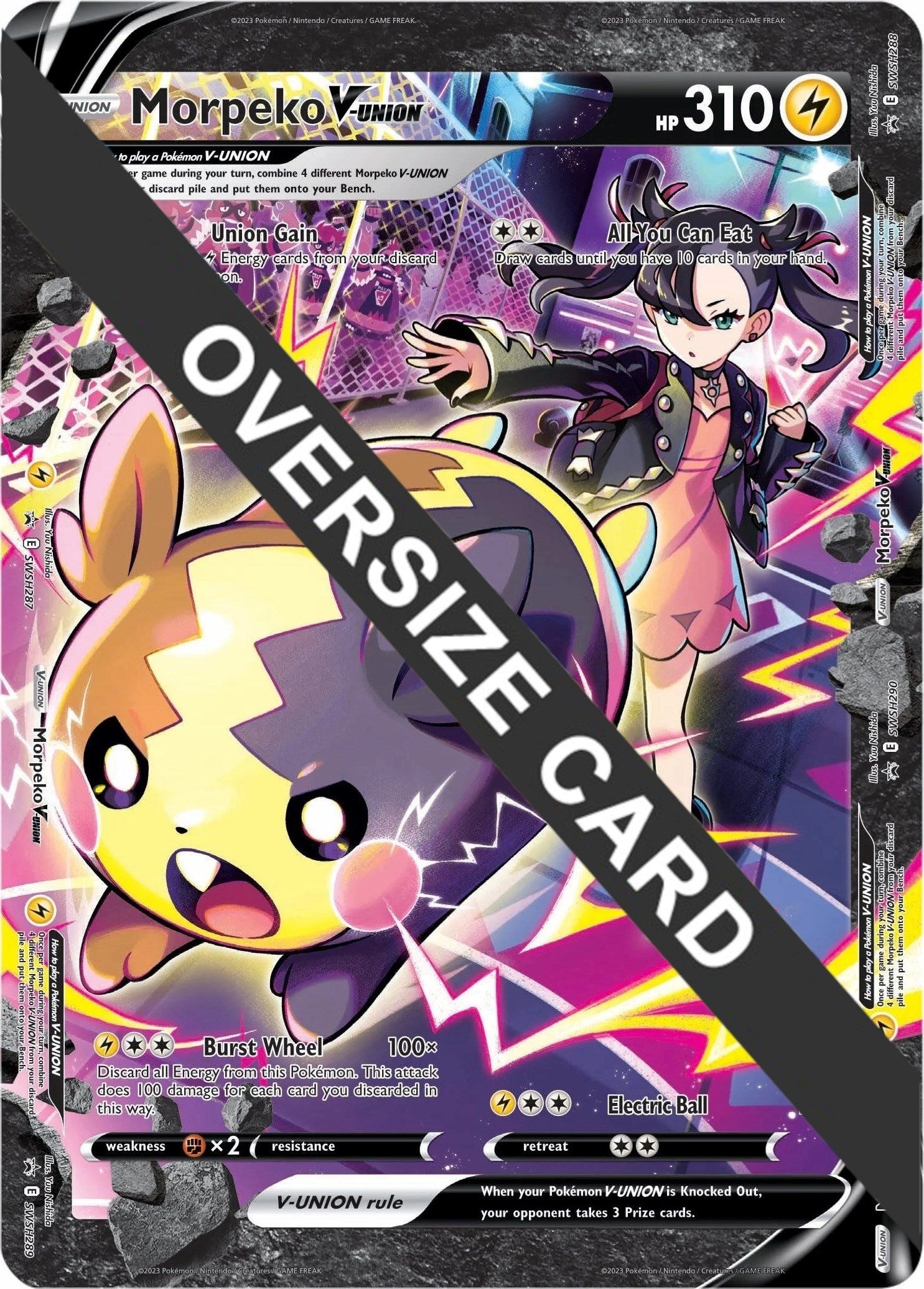 Image for Morpeko V-Union (SWSH287-290) (Jumbo Cards) (SWSH290) - Pokemon