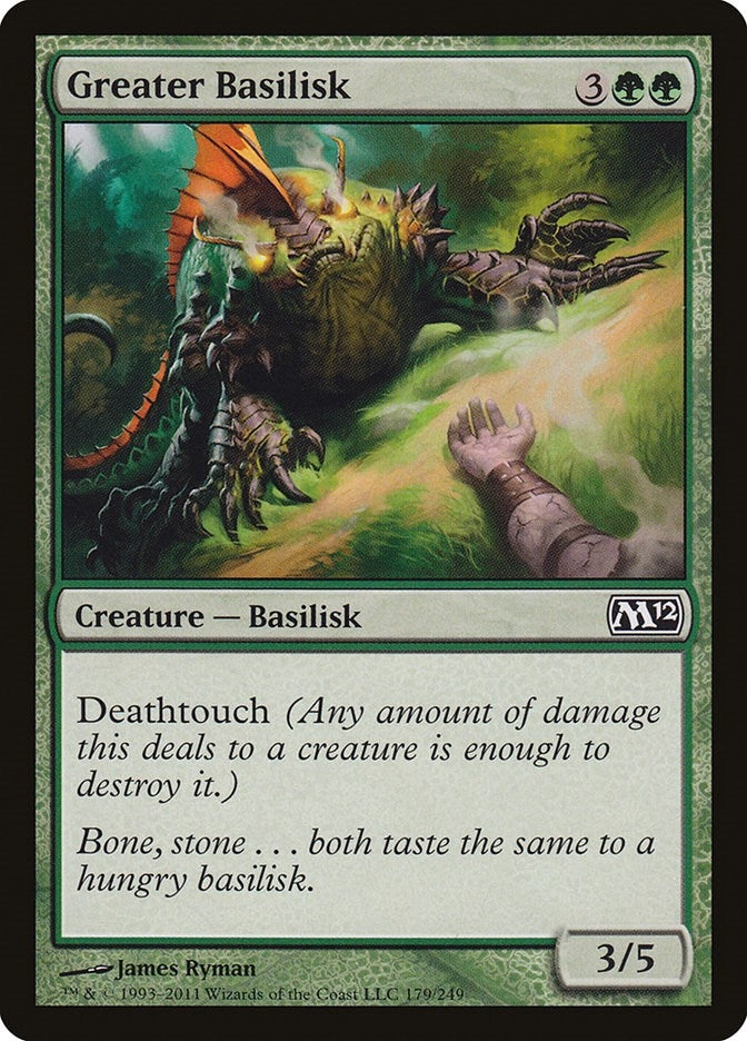 Image for Greater Basilisk (Magic 2012 (M12)) (179) - Magic: The Gathering