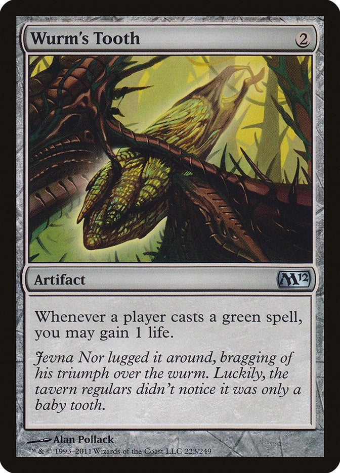 Image for Wurm's Tooth (Magic 2012 (M12)) (223) - Magic: The Gathering