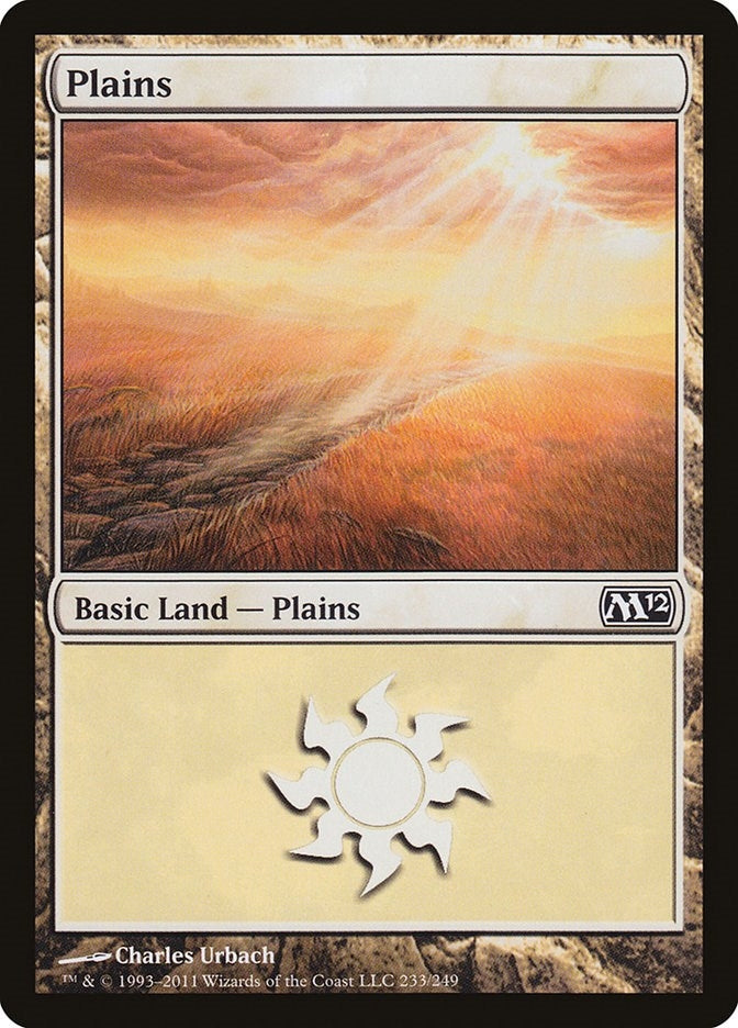 Image for Plains (233) (Magic 2012 (M12)) (233) - Magic: The Gathering