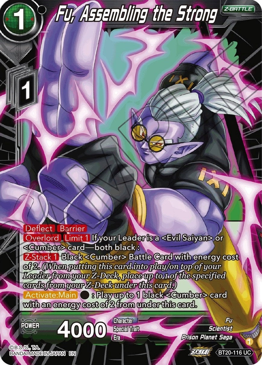 Image for Fu, Assembling the Strong (Power Absorbed) (BT20-116) - Dragon Ball Super: Masters