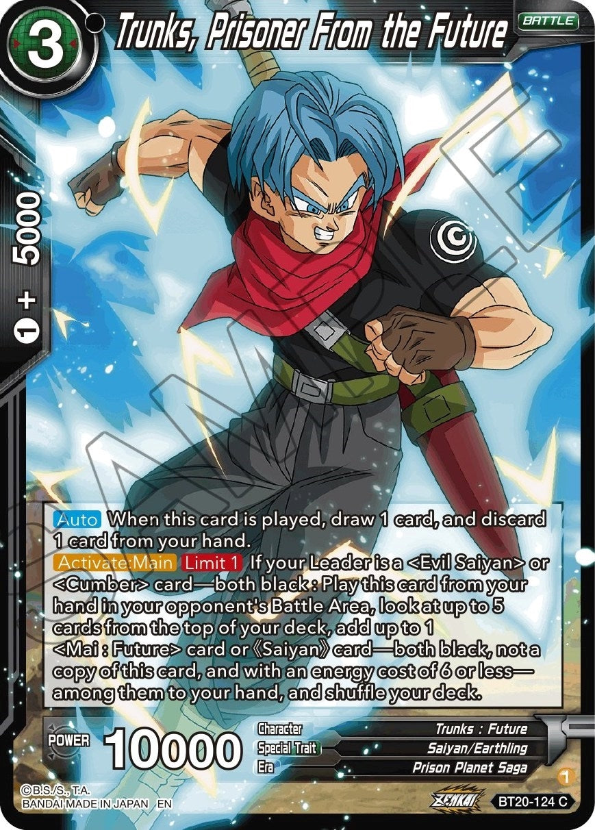 Image for Trunks, Prisoner From the Future (Power Absorbed) (BT20-124) - Dragon Ball Super: Masters