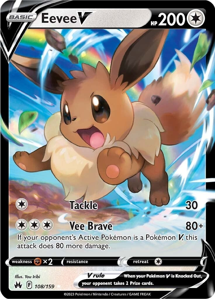 Image for Eevee V (Crown Zenith) (108/159) - Pokemon