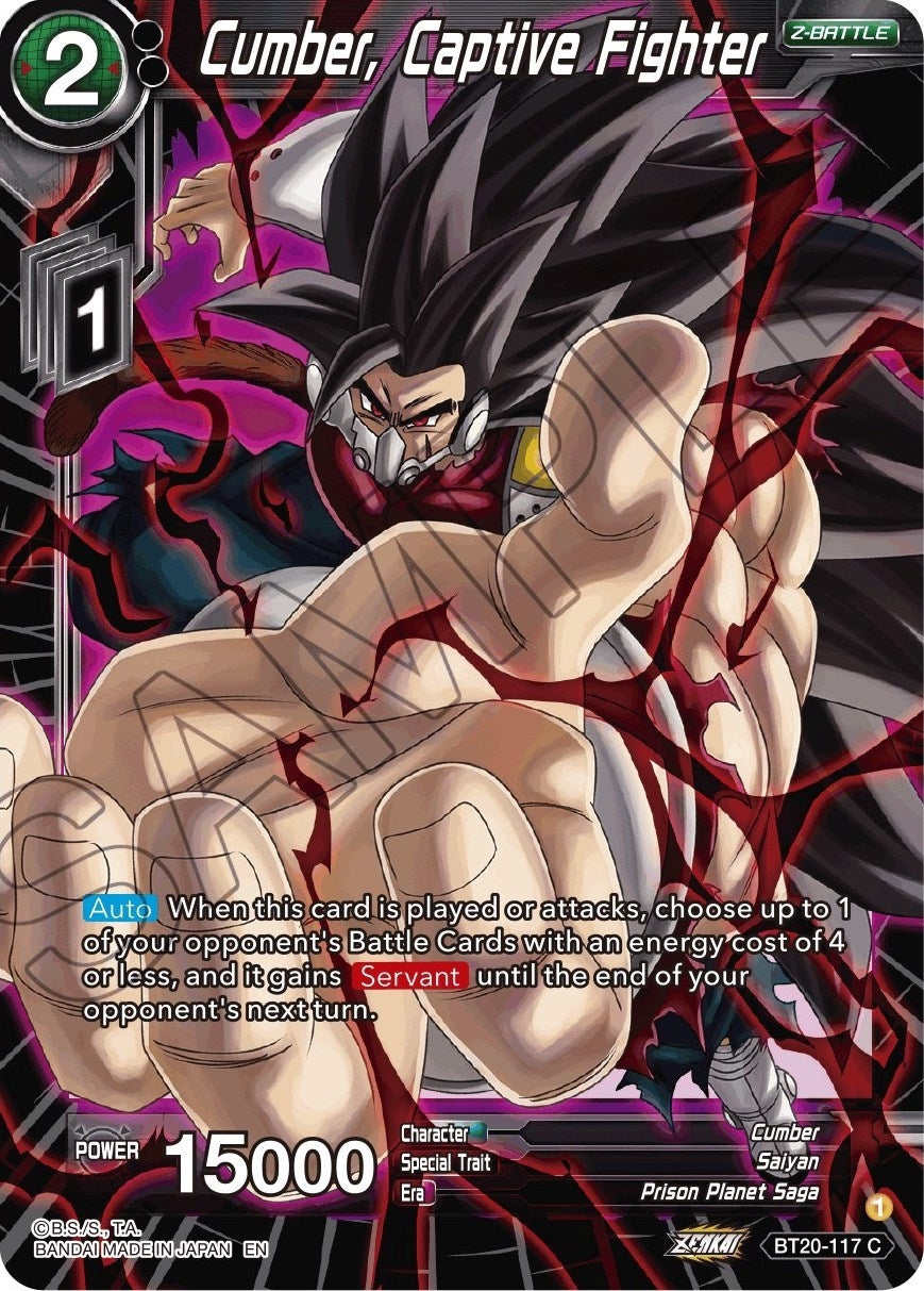 Image for Cumber, Captive Fighter (Power Absorbed) (BT20-117) - Dragon Ball Super: Masters