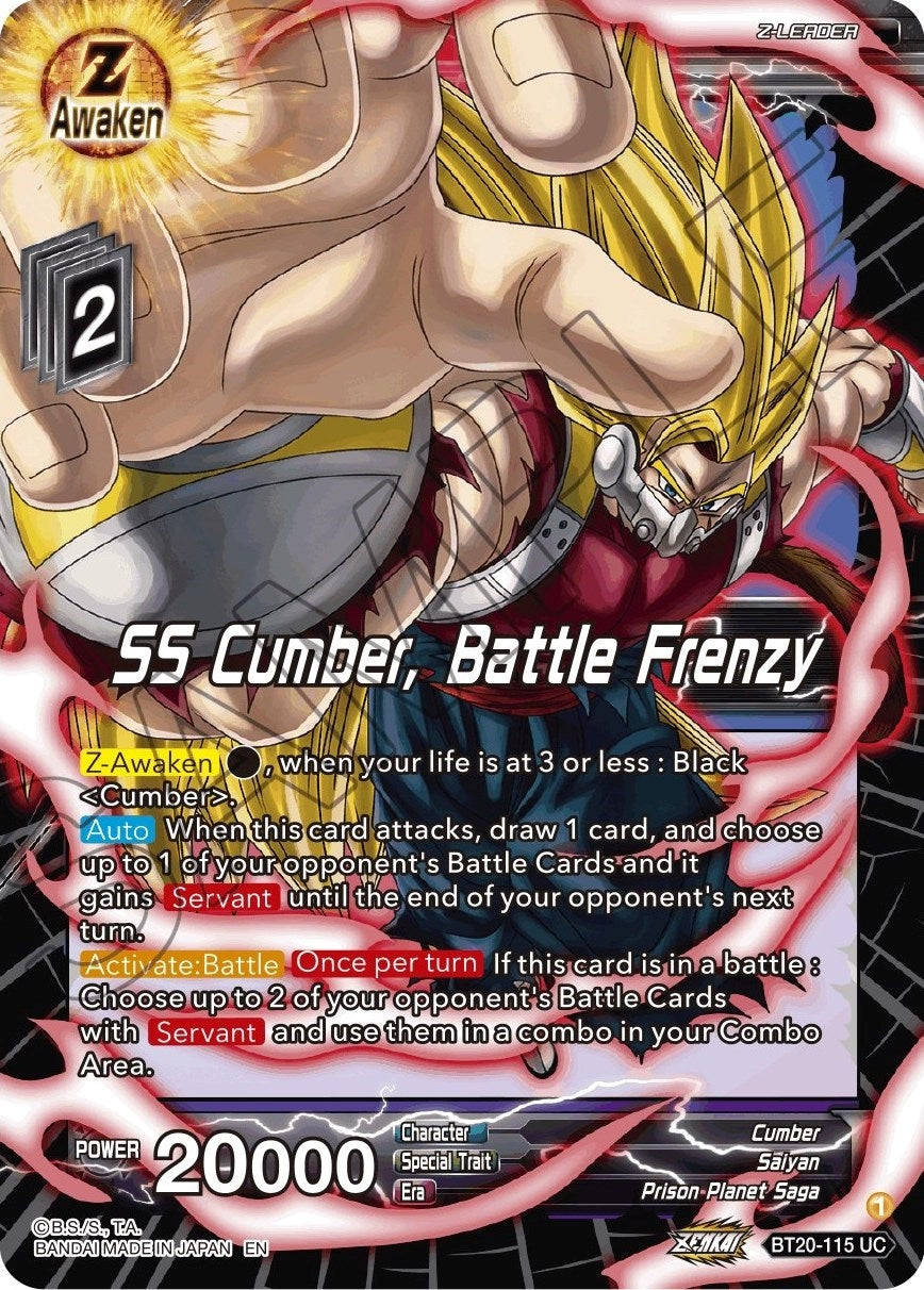 Image for SS Cumber, Battle Frenzy (Power Absorbed) (BT20-115) - Dragon Ball Super: Masters