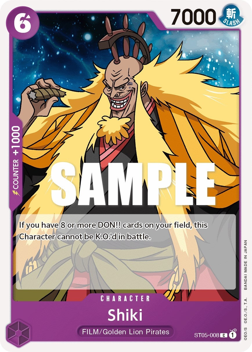 Image for Shiki (Starter Deck 5: Film Edition) (ST05-008) - One Piece Card Game