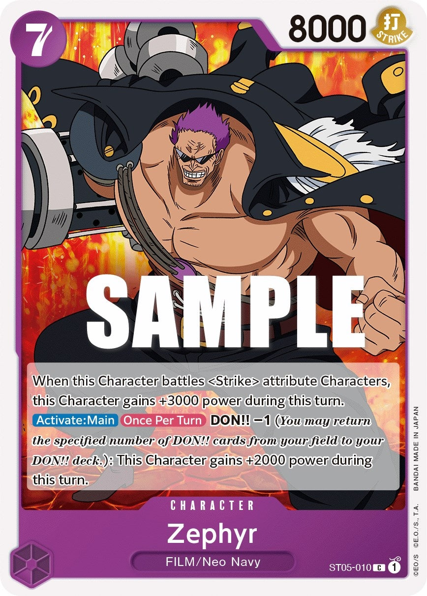 Image for Zephyr (Starter Deck 5: Film Edition) (ST05-010) - One Piece Card Game