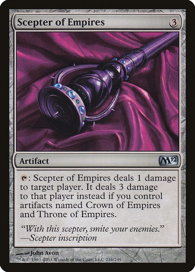 Image for Scepter of Empires (Magic 2012 (M12)) (216) - Magic: The Gathering