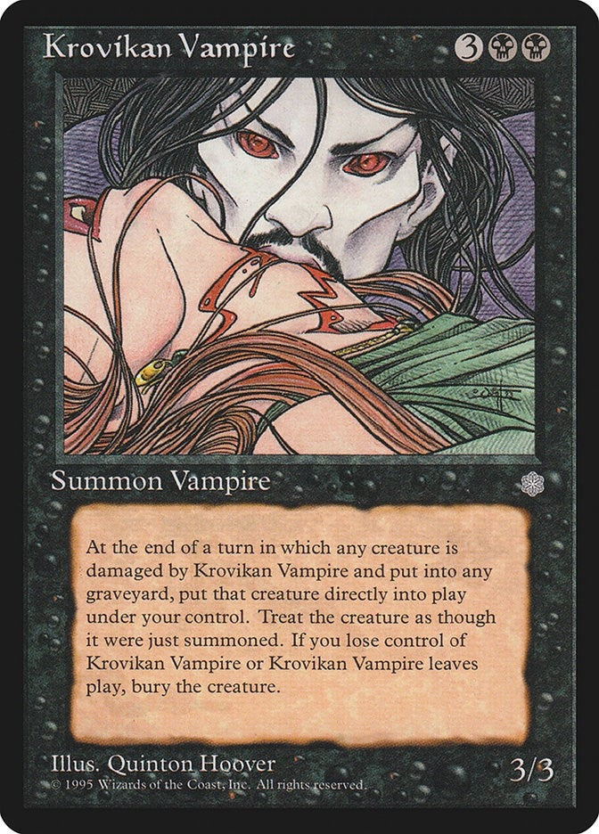 Image for Krovikan Vampire (Ice Age) - Magic: The Gathering