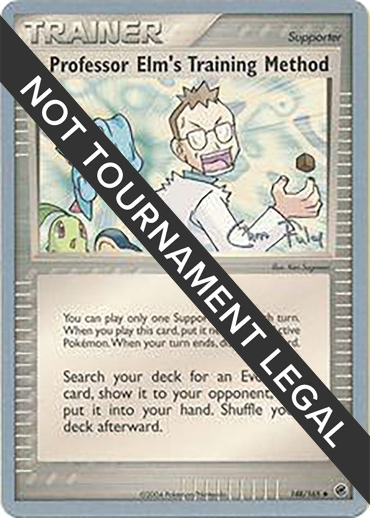 Image for Professor Elm's Training Method - 2004 (Chris Fulop) (World Championship Decks) (148/165) - Pokemon