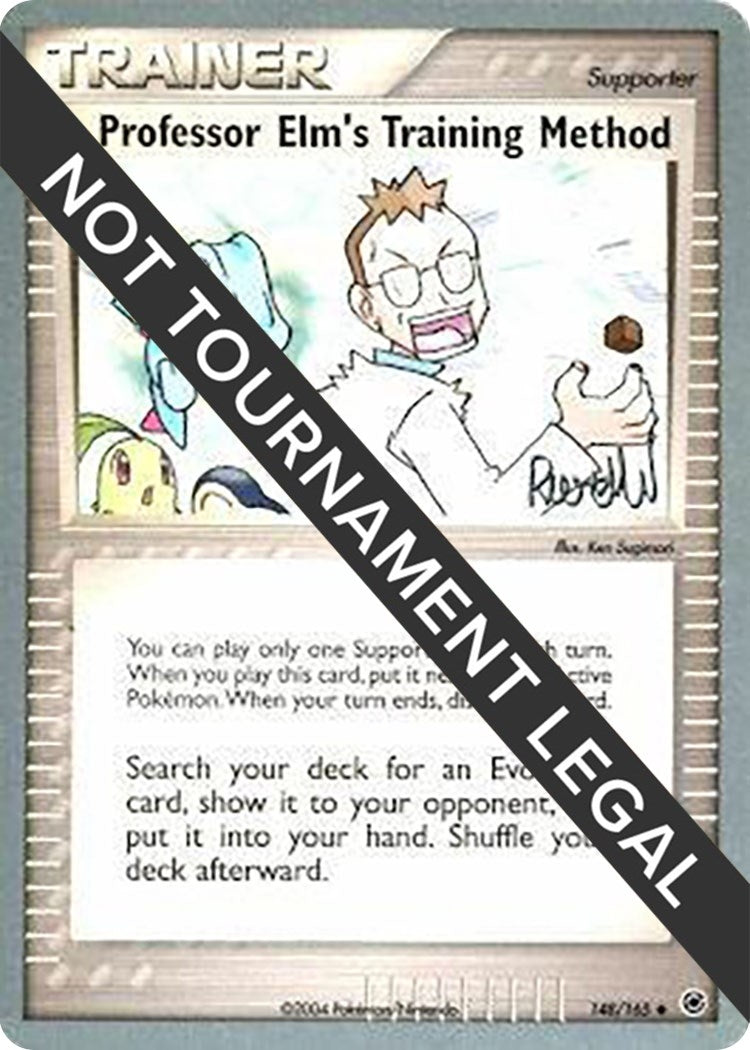 Image for Professor Elm's Training Method - 2004 (Reed Weichler) (World Championship Decks) (148/165) - Pokemon