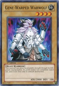 Image for Gene-Warped Warwolf (Starter Deck: Dawn of the Xyz) (YS11-EN004) - YuGiOh
