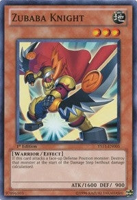 Image for Zubaba Knight (Starter Deck: Dawn of the Xyz) (YS11-EN005) - YuGiOh