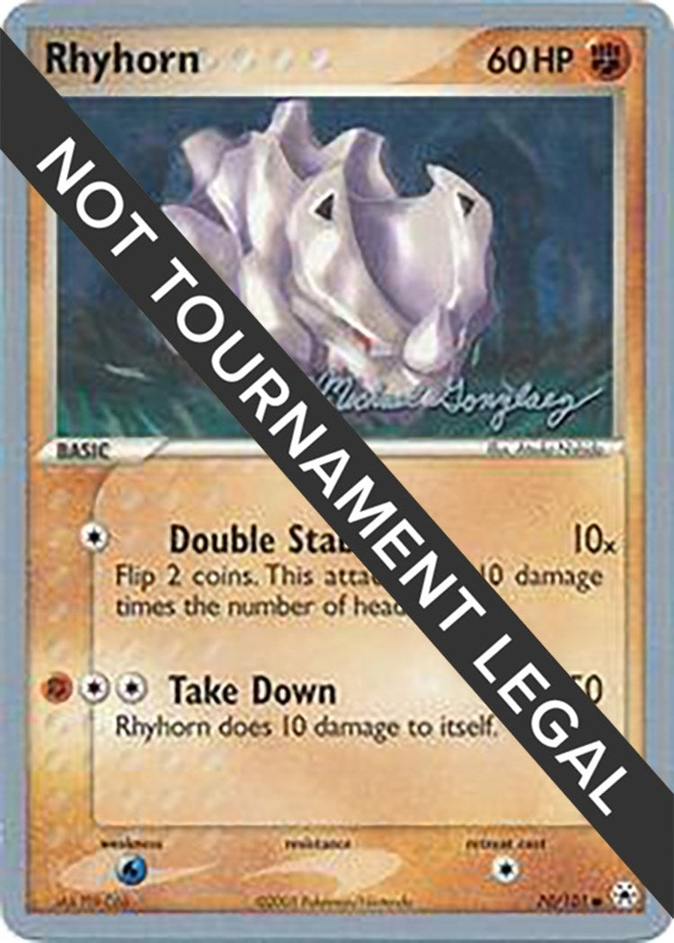 Image for Rhyhorn - 2005 (Michael Gonzalez) (World Championship Decks) (70/101) - Pokemon