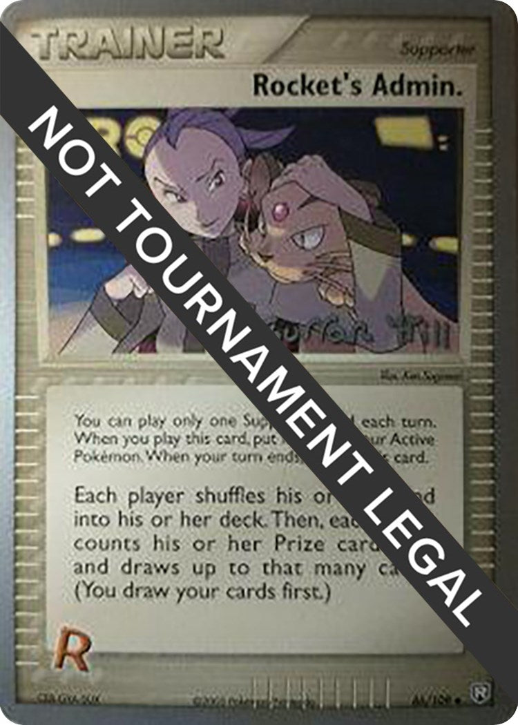 Image for Rocket's Admin. - 2005 (Curran Hill) (World Championship Decks) (86/109) - Pokemon
