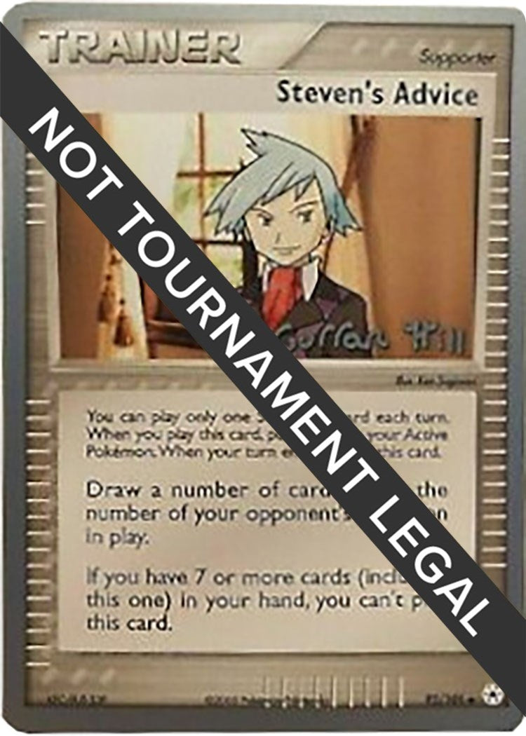 Image for Steven's Advice - 2005 (Curran Hill) (World Championship Decks) (92/101) - Pokemon