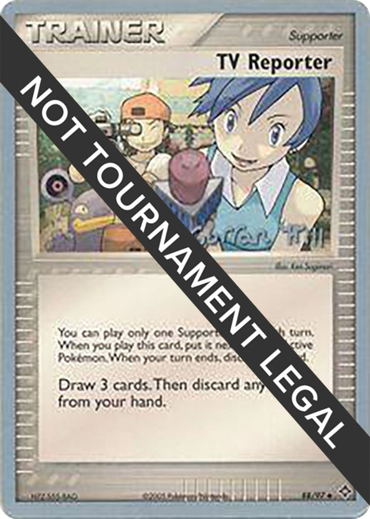 Image for TV Reporter - 2005 (Curran Hill) (World Championship Decks) (88/97) - Pokemon