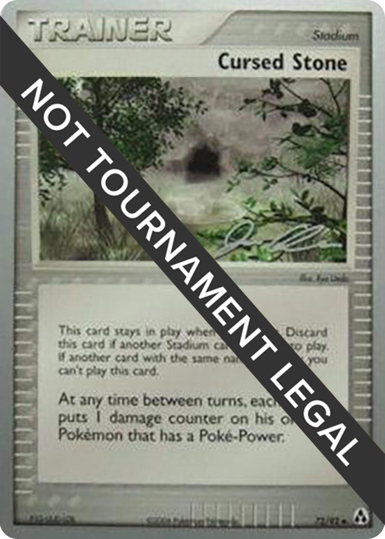 Image for Cursed Stone - 2006 (Jason Klaczynski) (World Championship Decks) (72/92) - Pokemon