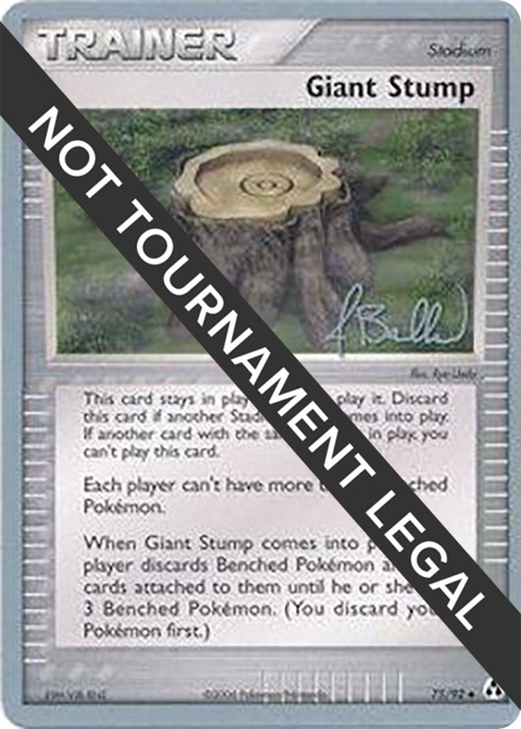 Image for Giant Stump - 2006 (Jimmy Ballard) (World Championship Decks) (75/92) - Pokemon
