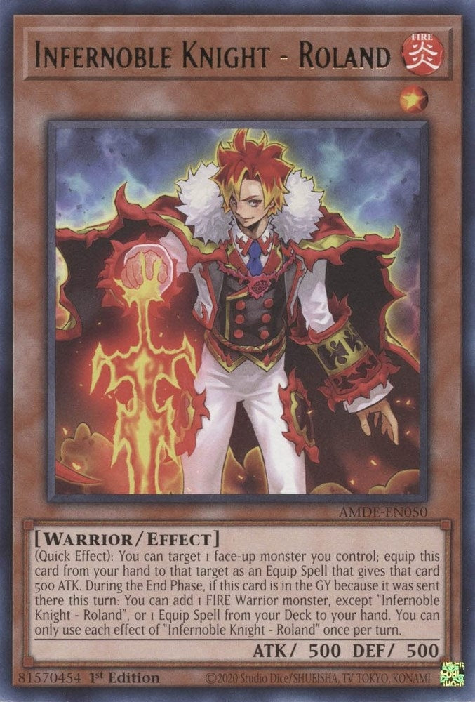 Image for Infernoble Knight - Roland (Amazing Defenders) (AMDE-EN050) - YuGiOh