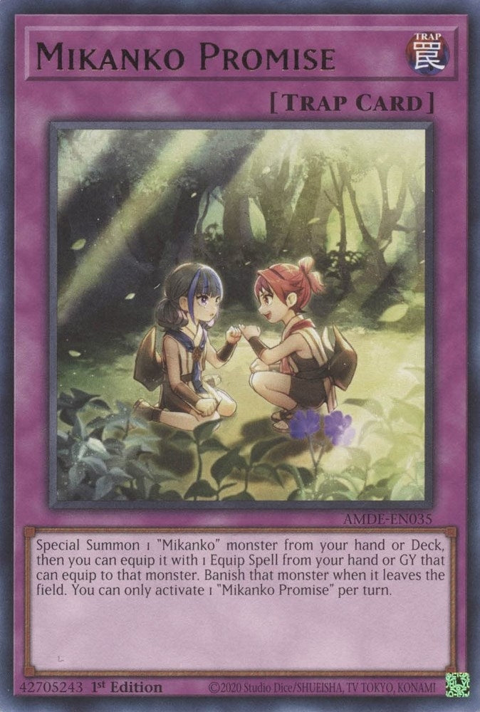 Image for Mikanko Promise (Amazing Defenders) (AMDE-EN035) - YuGiOh