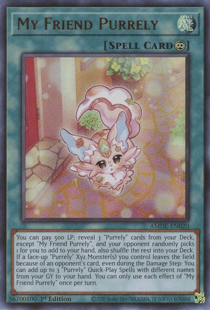 Image for My Friend Purrely (Amazing Defenders) (AMDE-EN020) - YuGiOh