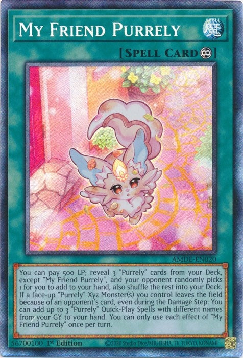 Image for My Friend Purrely (CR) (Amazing Defenders) (AMDE-EN020) - YuGiOh