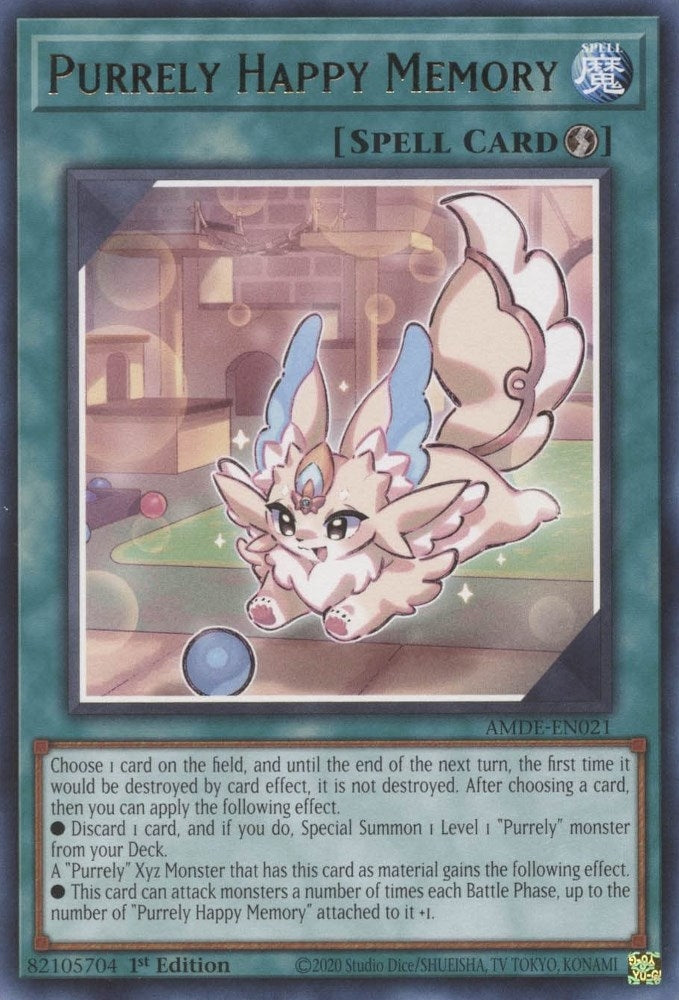 Image for Purrely Happy Memory (Amazing Defenders) (AMDE-EN021) - YuGiOh