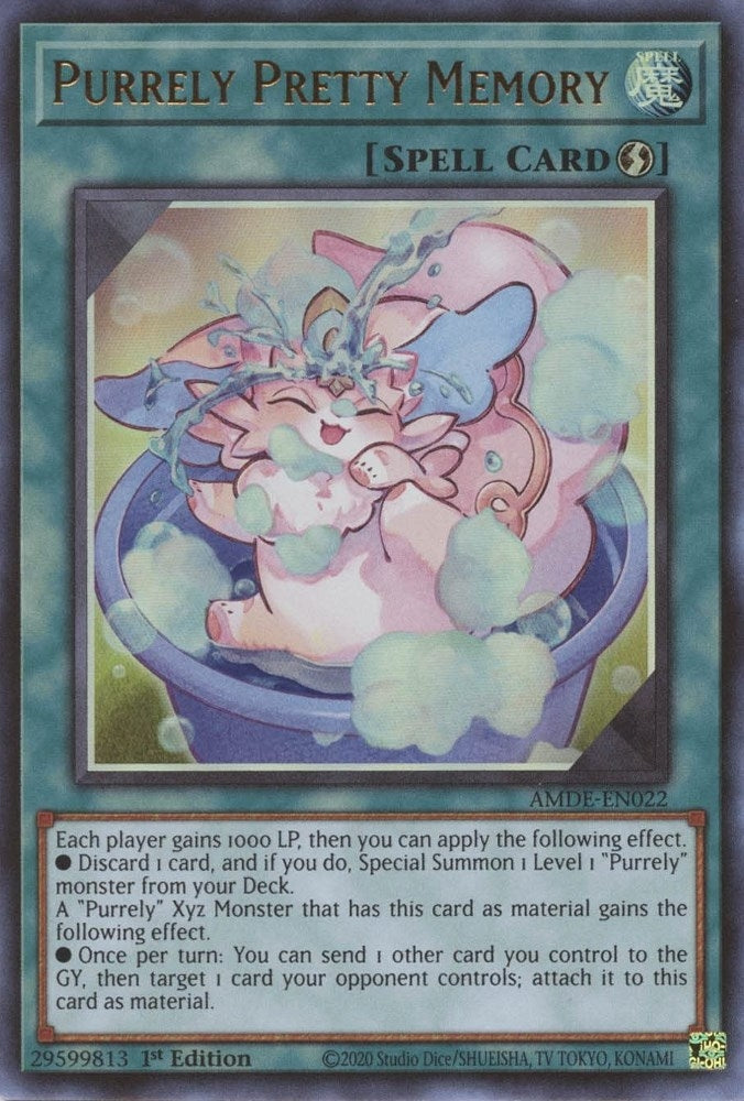 Image for Purrely Pretty Memory (Amazing Defenders) (AMDE-EN022) - YuGiOh