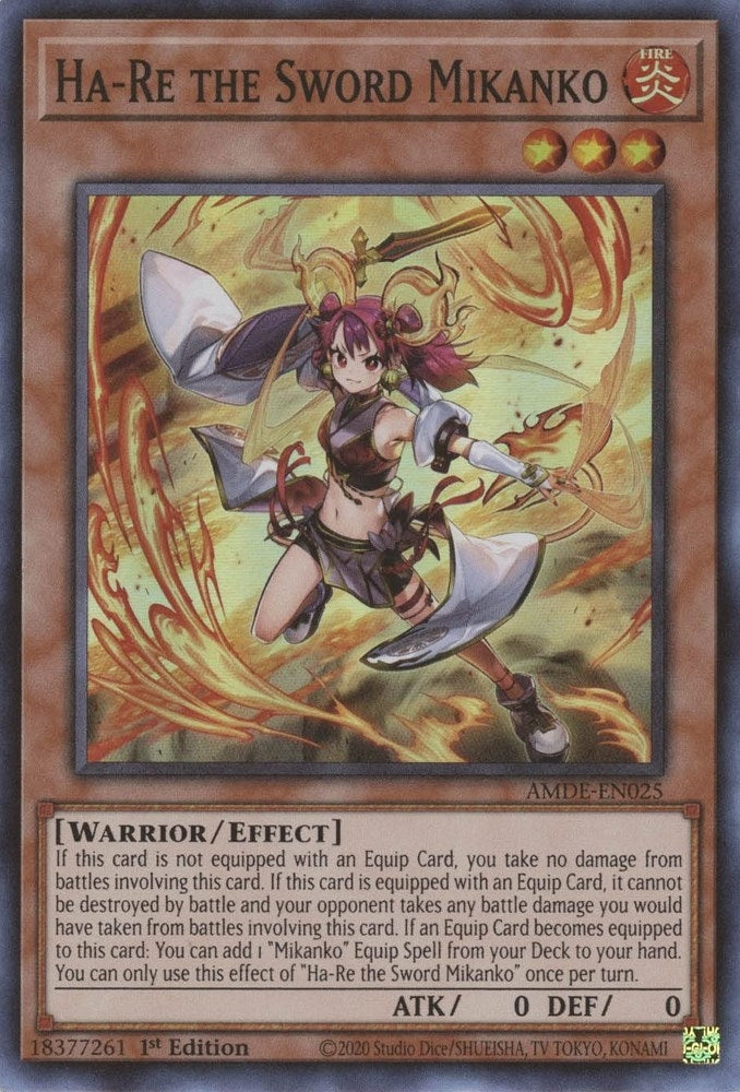 Image for Ha-Re the Sword Mikanko (Amazing Defenders) (AMDE-EN025) - YuGiOh