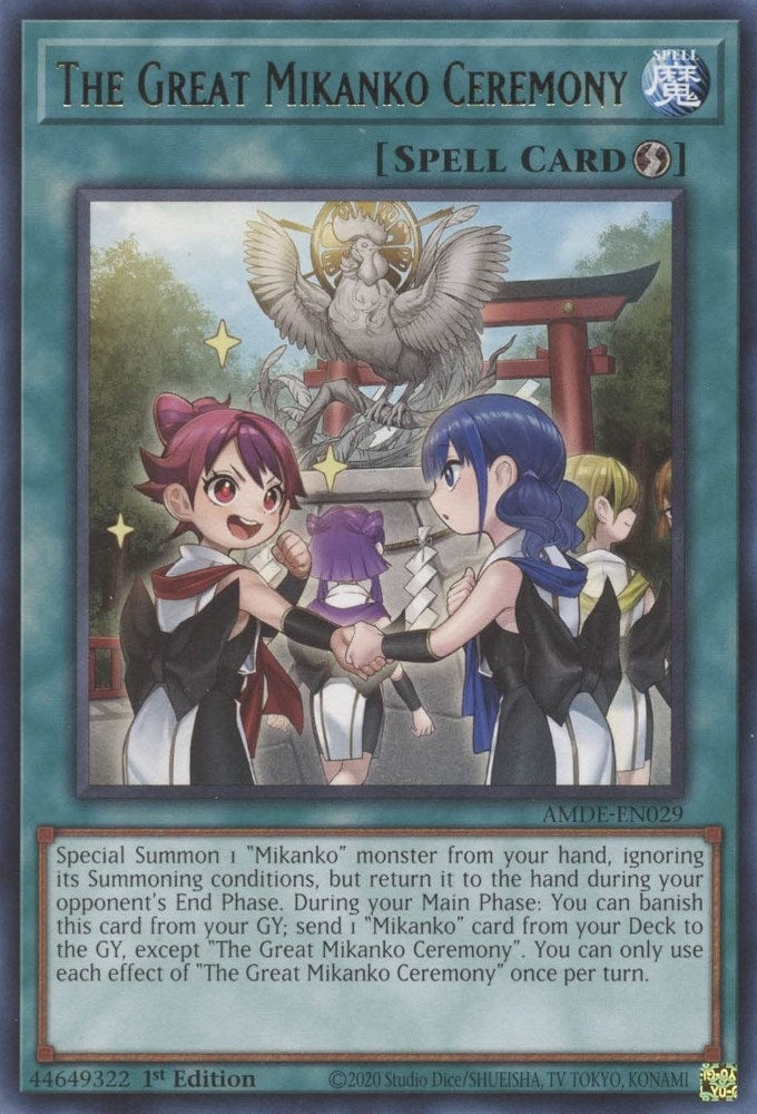 Image for The Great Mikanko Ceremony (Amazing Defenders) (AMDE-EN029) - YuGiOh