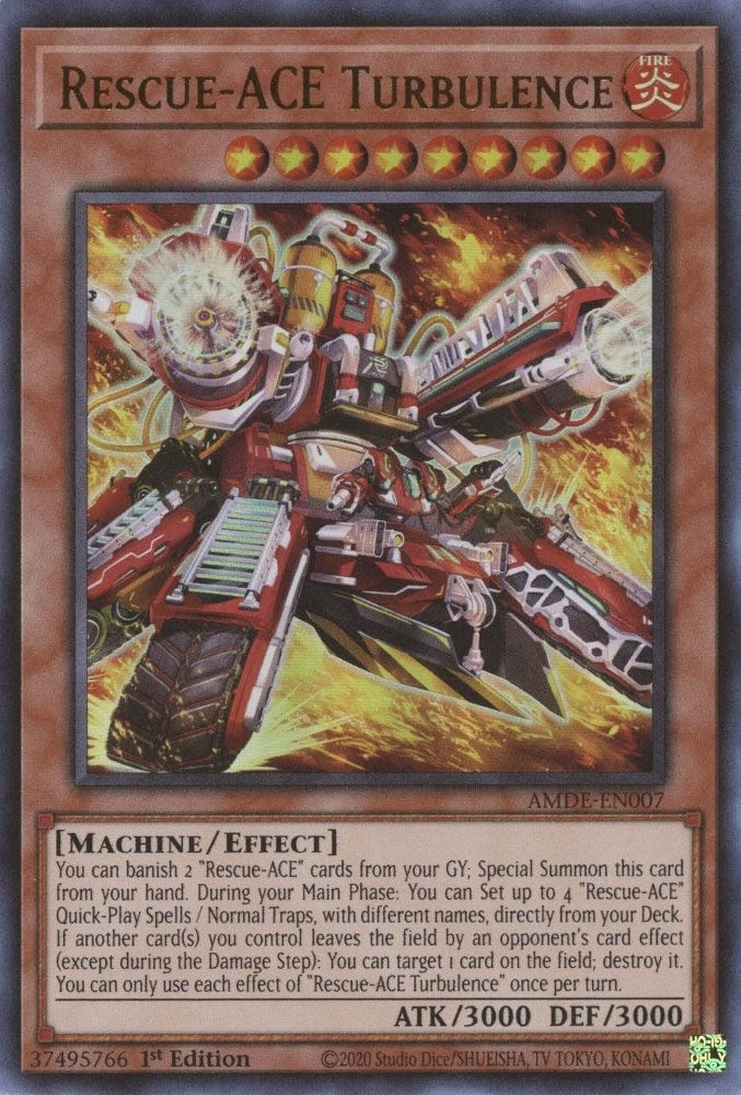 Image for Rescue-ACE Turbulence (Amazing Defenders) (AMDE-EN007) - YuGiOh