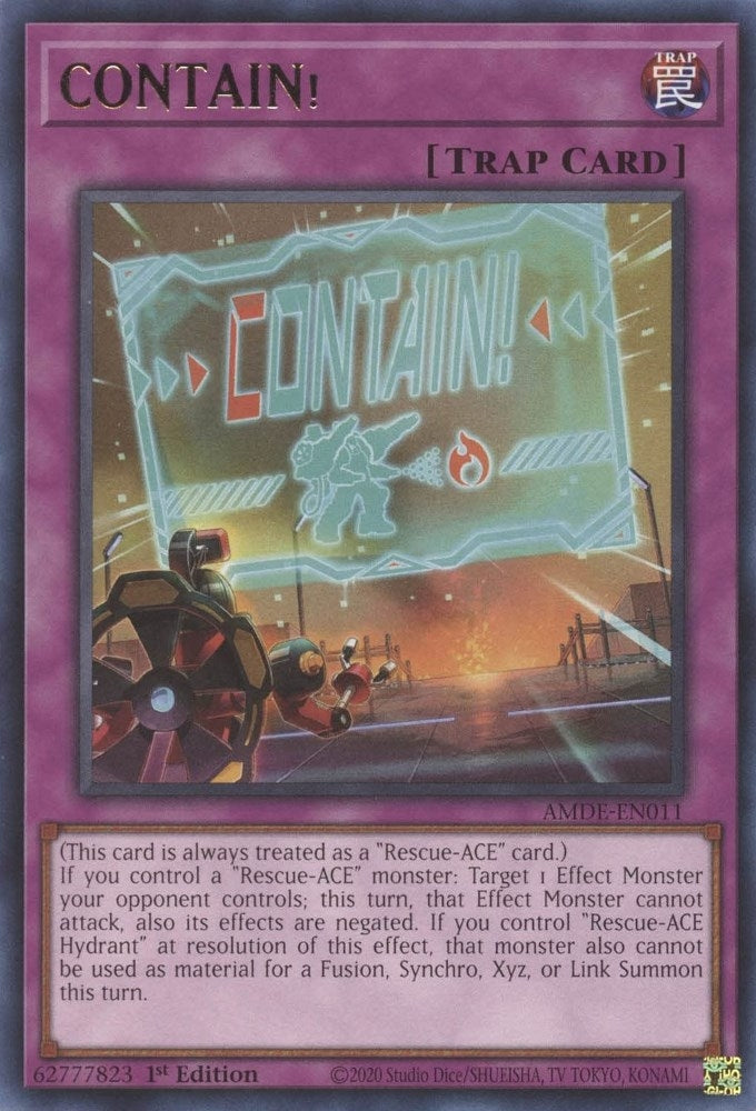 Image for CONTAIN! (Amazing Defenders) (AMDE-EN011) - YuGiOh