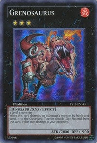 Image for Grenosaurus (Starter Deck: Dawn of the Xyz) (YS11-EN043) - YuGiOh