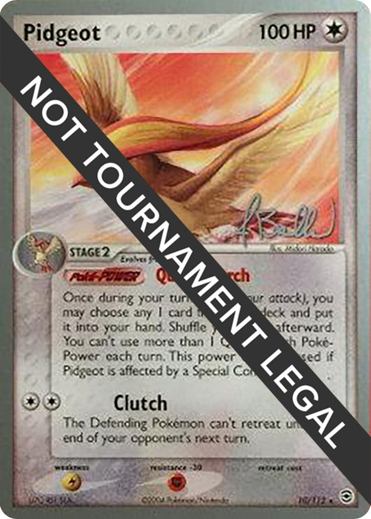 Image for Pidgeot - 2006 (Jimmy Ballard) (World Championship Decks) (10/112) - Pokemon