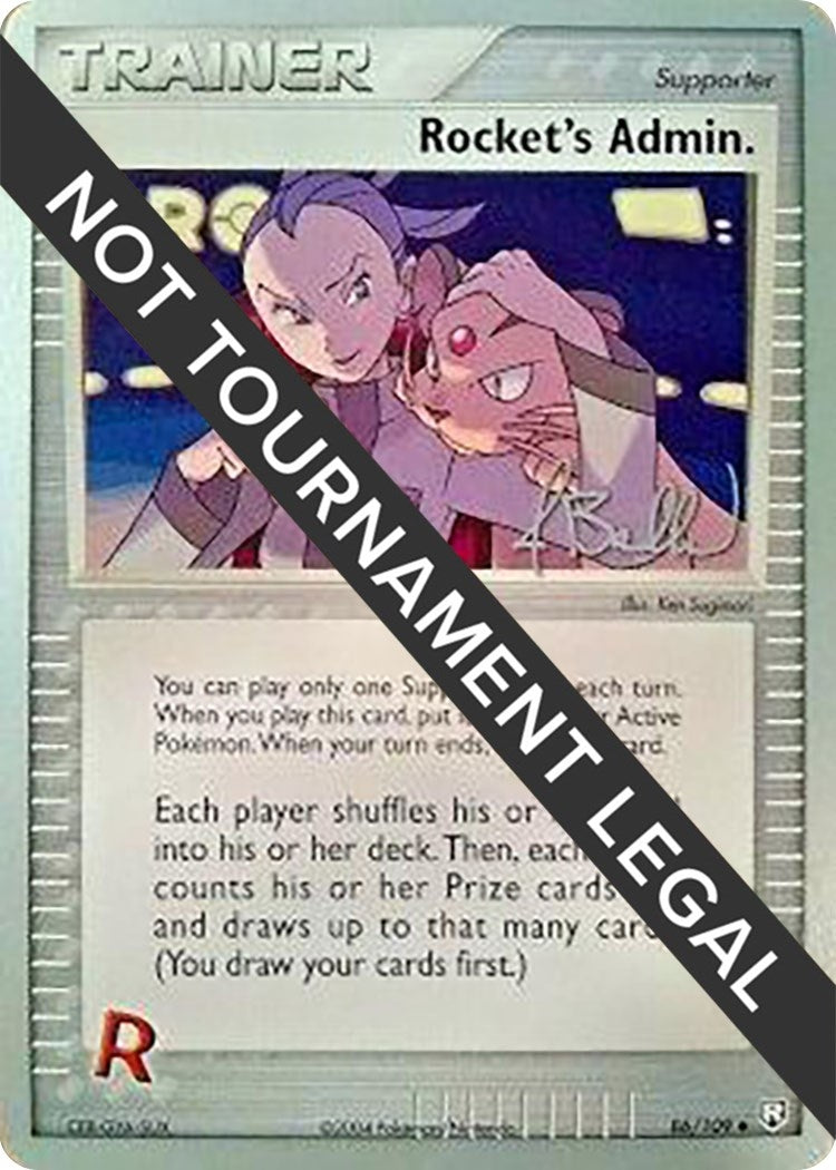 Image for Rocket's Admin. - 2006 (Jimmy Ballard) (World Championship Decks) (86/109) - Pokemon