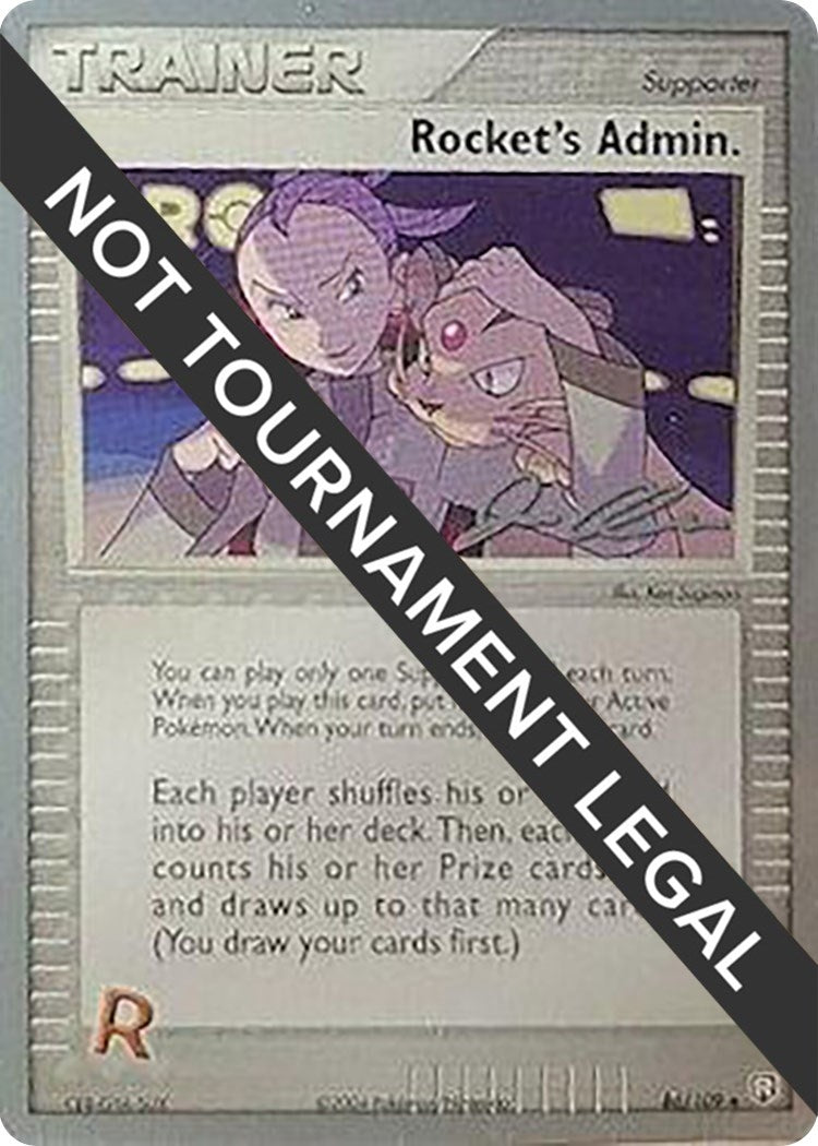 Image for Rocket's Admin. - 2006 (Jason Klaczynski) (World Championship Decks) (86/109) - Pokemon